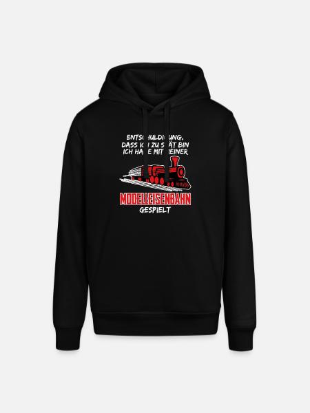 Modellbahner Eisenbahn Modelleisenbahn - Stanley/Stella Unisex Hoodie SOUNDER - Schwarz