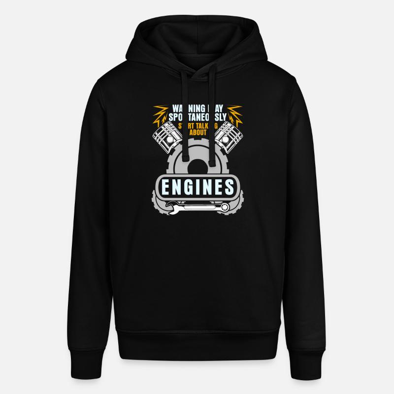 Displacement Tuner Engine Fine Tuning - Stanley/Stella SOUNDER Unisex Hoodie - black