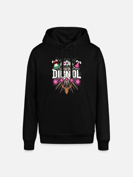 Dirndl Ersatz Reserve Trachtenkleid - Stanley/Stella Unisex Hoodie SOUNDER - Schwarz