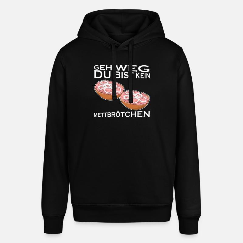 Mettbrötchen Mettfleisch Hackfleisch - Stanley/Stella Unisex Hoodie SOUNDER - Schwarz