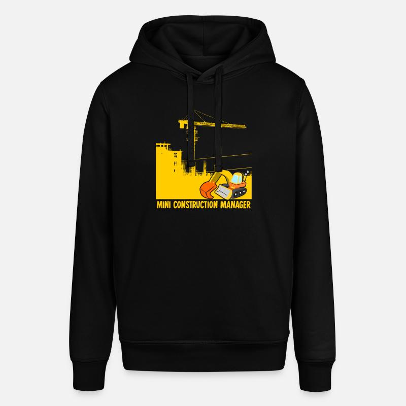 Bagger Baustelle Bauleiter Baggerfahrer - Stanley/Stella Unisex Hoodie SOUNDER - Schwarz