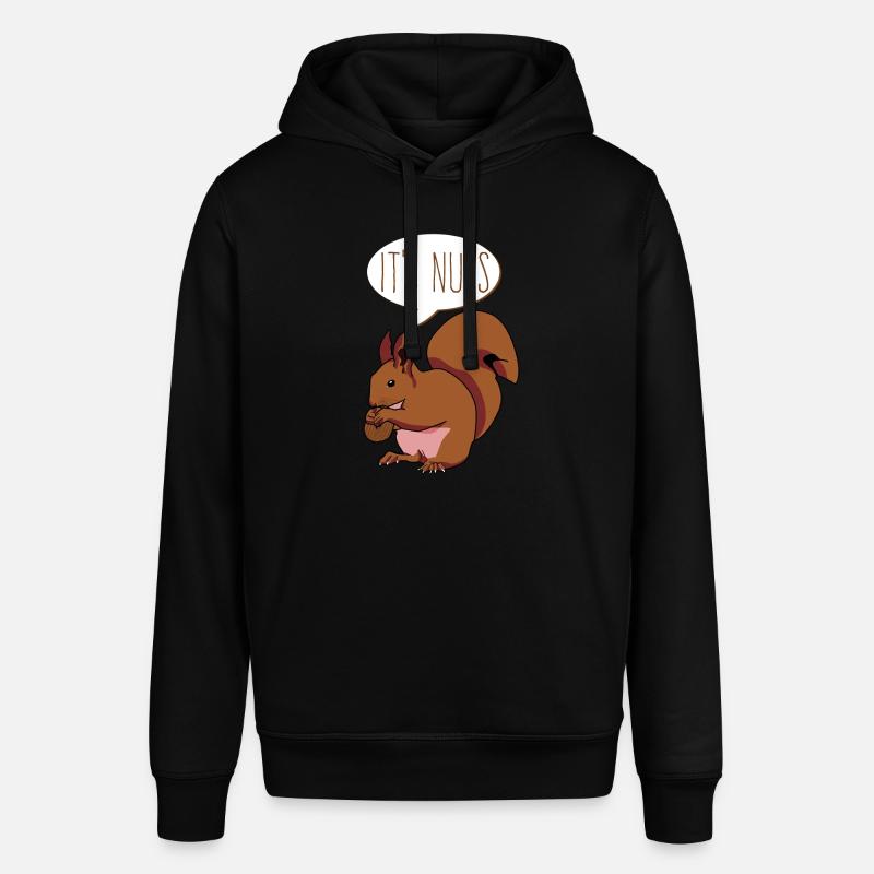 Eichhörnchen c’est Nuts Écureuil - Sweat à capuche SOUNDER Stanley/Stella Unisexe - noir