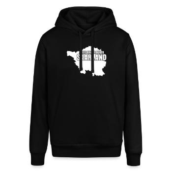 Saarland Witz Saarländer - Stanley/Stella Unisex Hoodie SOUNDER - Schwarz - Vorne - Alina (178cm) & Michal (187cm)