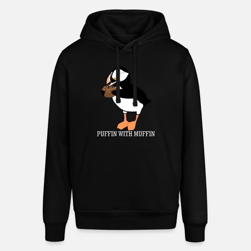 Macareux avec macareux moines - Sweat à capuche SOUNDER Stanley/Stella Unisexe - noir