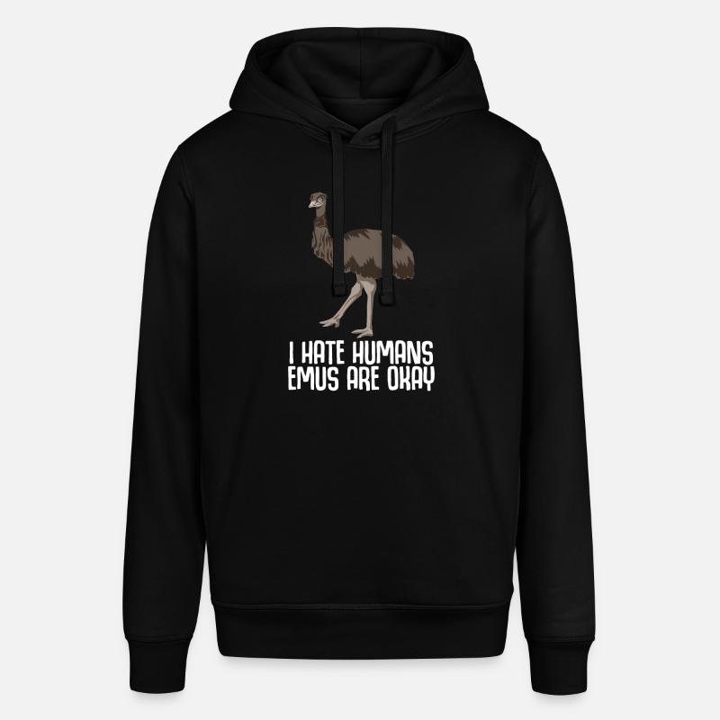 Emu drôle Emus - Sweat à capuche SOUNDER Stanley/Stella Unisexe - noir