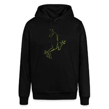 Frosch Frösche - Stanley/Stella Unisex Hoodie SOUNDER - Schwarz - Vorne - Alina (178cm) & Michal (187cm)