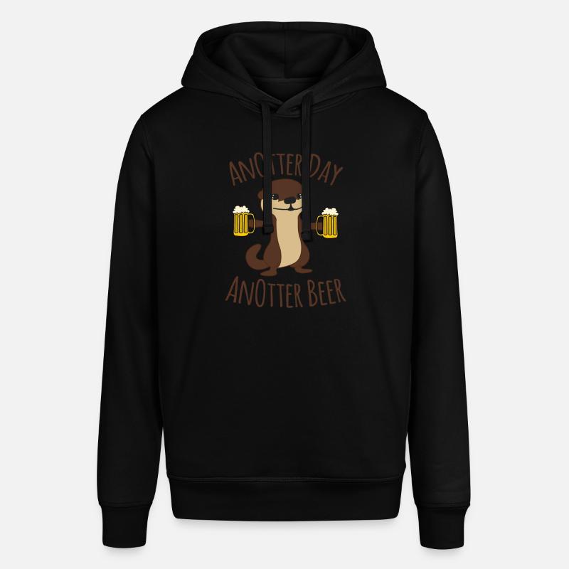 Bière et loutre - Sweat à capuche SOUNDER Stanley/Stella Unisexe - noir
