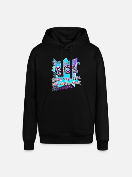 80s Retro Joke 1980 - Stanley/Stella SOUNDER Unisex Hoodie - black