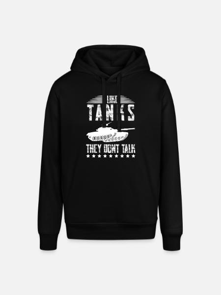 Battle Tanks MBT Tank Combat - Stanley/Stella SOUNDER Unisex Hoodie - black