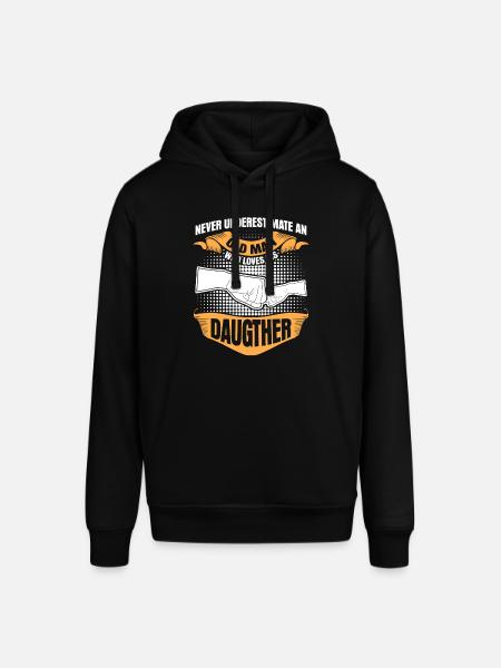 Dad Father Daughter Daughters - Stanley/Stella SOUNDER Unisex Hoodie - black