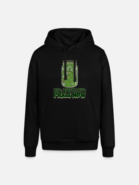 Pickle Jar Cucumber Cucumbers Pickles - Stanley/Stella SOUNDER Unisex Hoodie - black