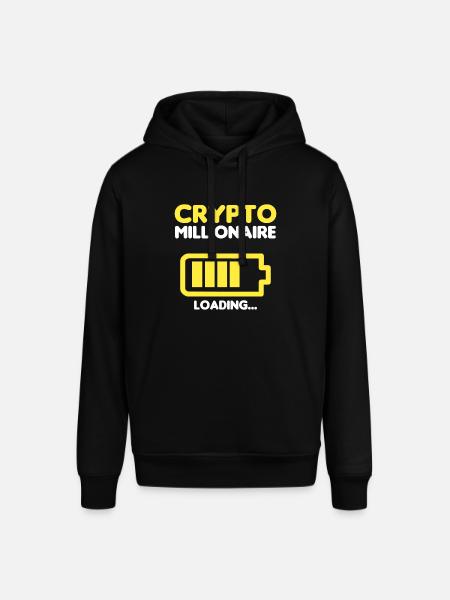 Crypto Millionair Charging... - Stanley/Stella SOUNDER Unisex Hoodie - black