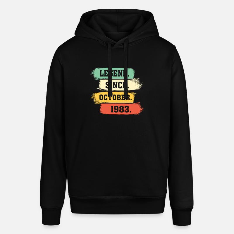 Legend since October 1983 - Stanley/Stella Unisex Hoodie SOUNDER - Schwarz