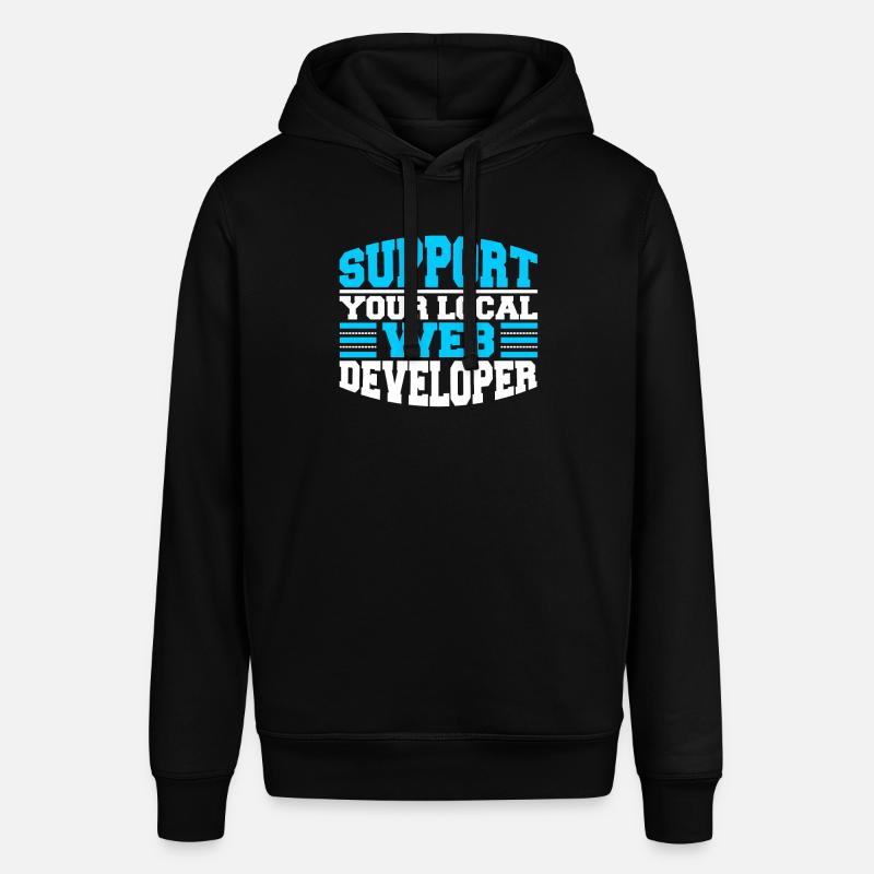 Web Entwickler Webdeveloper Unterstützung - Stanley/Stella Unisex Hoodie SOUNDER - Schwarz