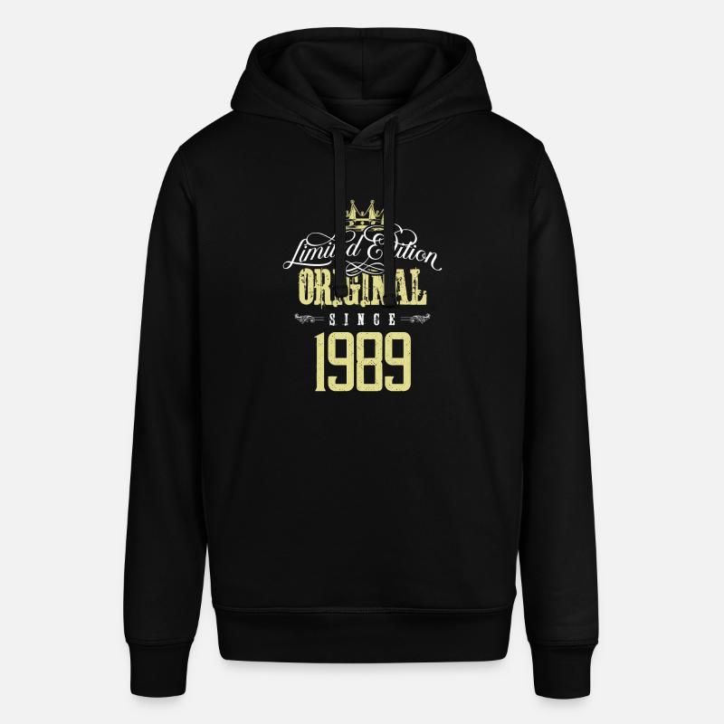 Édition limitée 1989 - Sweat à capuche SOUNDER Stanley/Stella Unisexe - noir