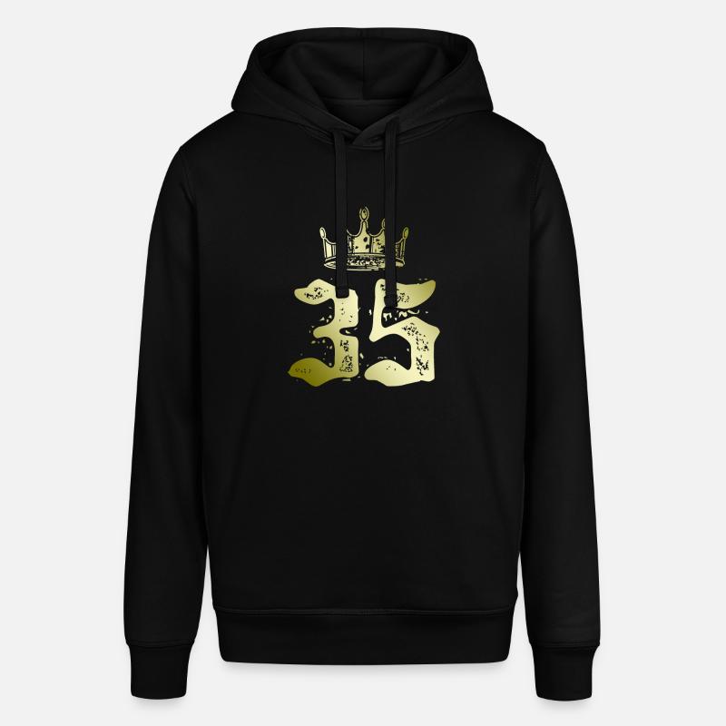 35 Couronne numérique - Sweat à capuche SOUNDER Stanley/Stella Unisexe - noir