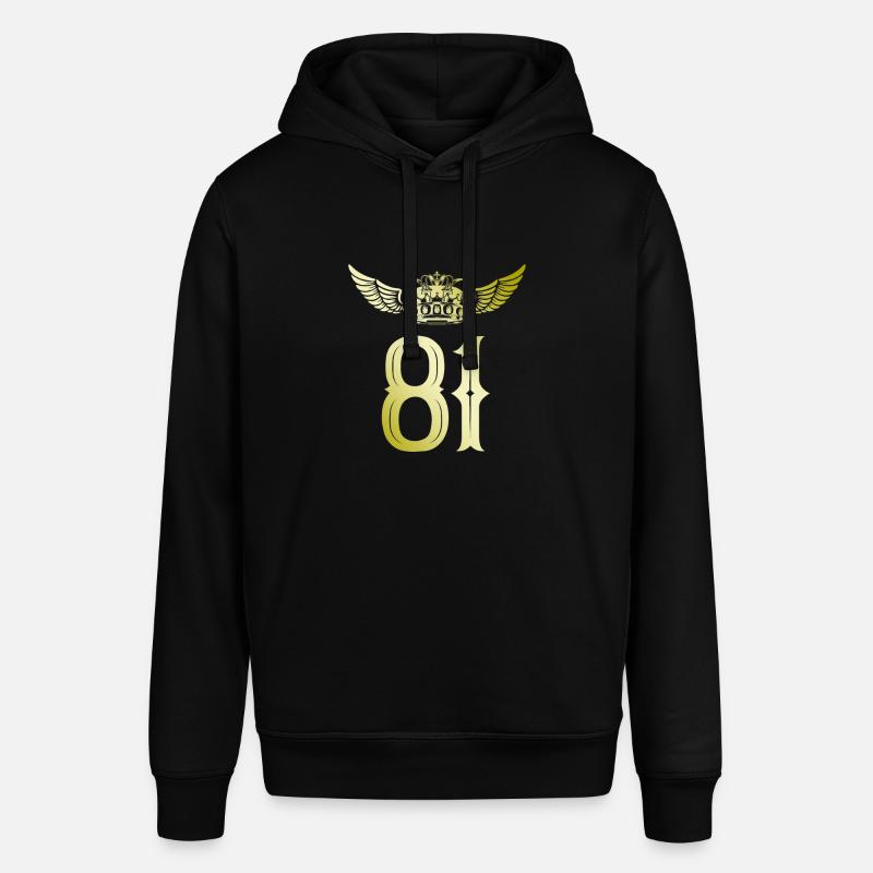 81 Couronne numérique - Sweat à capuche SOUNDER Stanley/Stella Unisexe - noir