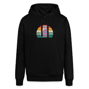 xylofon xylofon spieler musik spielerin xylofonist - Stanley/Stella Unisex Hoodie SOUNDER - Schwarz - Vorne - Alina (178cm) & Michal (187cm)