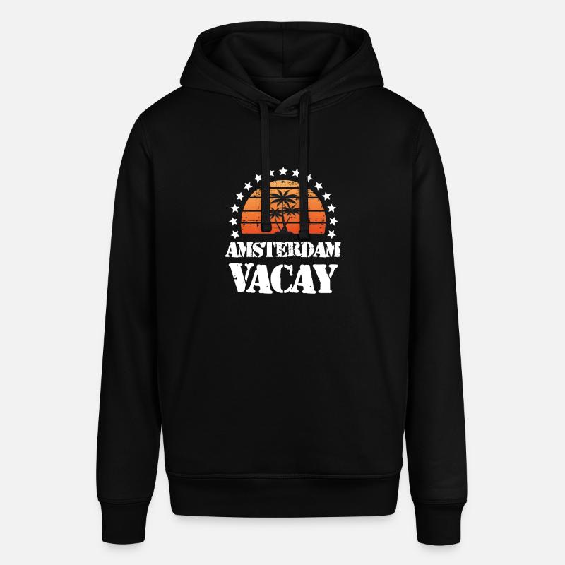 Vacances Amsterdam - Sweat à capuche SOUNDER Stanley/Stella Unisexe - noir