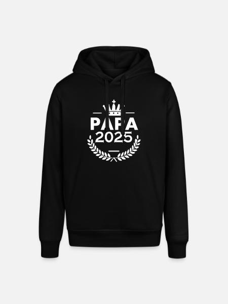 Papa 2025 - Sweat à capuche SOUNDER Stanley/Stella Unisexe - noir