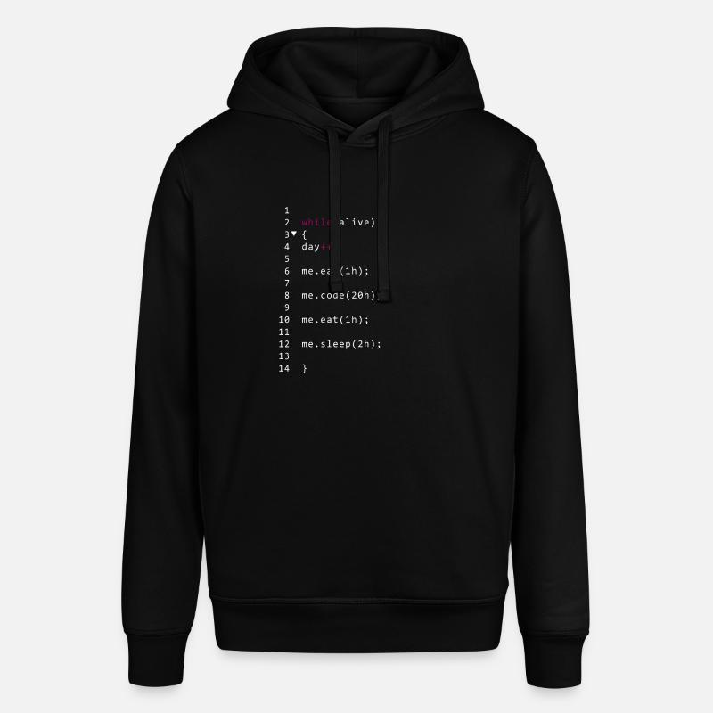 Alive code - Stanley/Stella SOUNDER Unisex Hoodie - black
