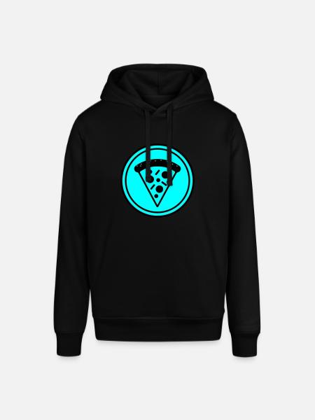 Pizza icon circle - Stanley/Stella SOUNDER Unisex Hoodie - black