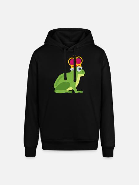 Frog King - Stanley/Stella SOUNDER Unisex Hoodie - black