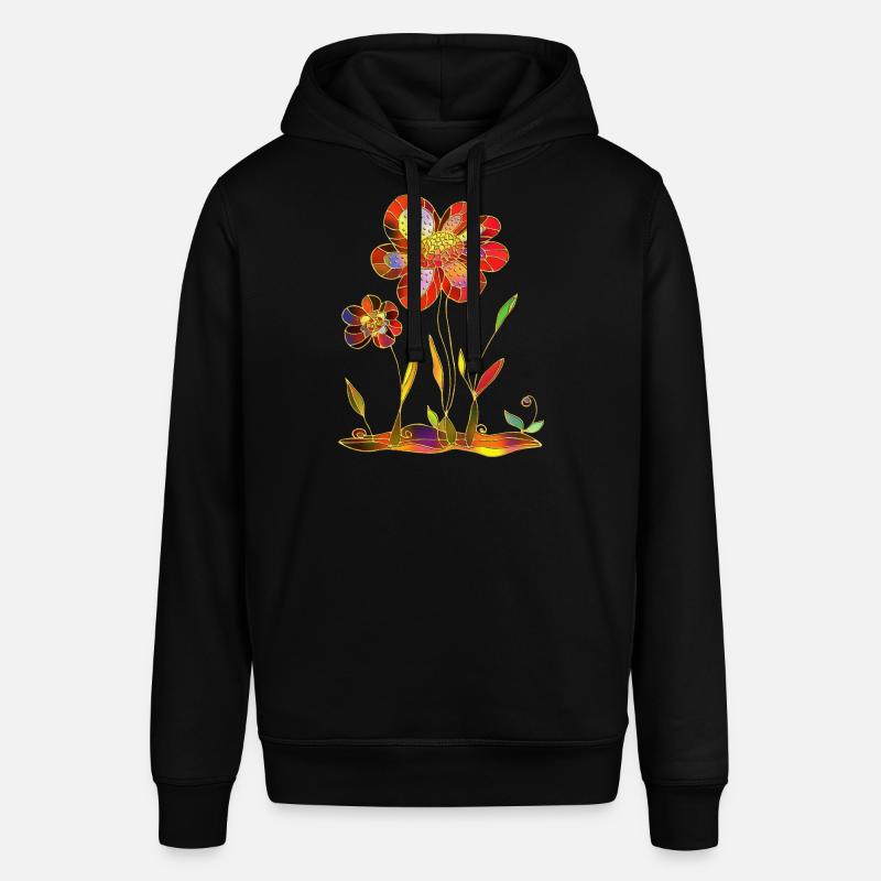 Fleur - Sweat à capuche SOUNDER Stanley/Stella Unisexe - noir