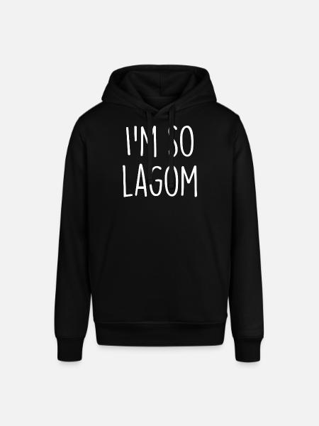 Lagom Sverige Sweden - Stanley/Stella SOUNDER Unisex Hoodie - black