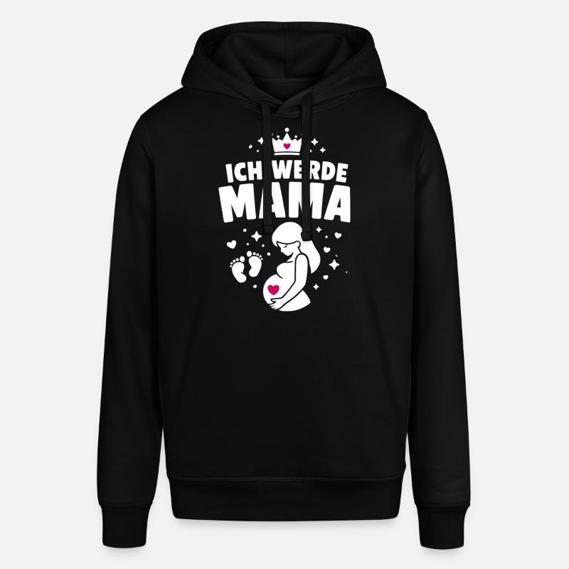 Je vais être maman - maternité - Sweat à capuche SOUNDER Stanley/Stella Unisexe - noir