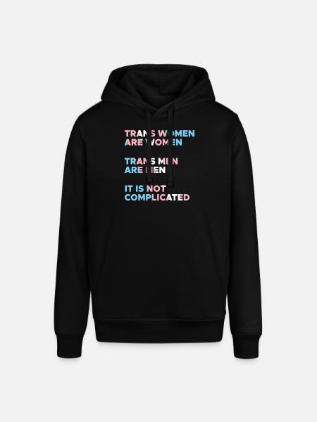 Las mujeres trans son mujeres Los hombres trans son hombres - Sudadera unisex Stanley/Stella SOUNDER - negro