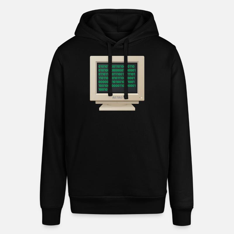 CRT - Binary Code - Stanley/Stella SOUNDER Unisex Hoodie - black