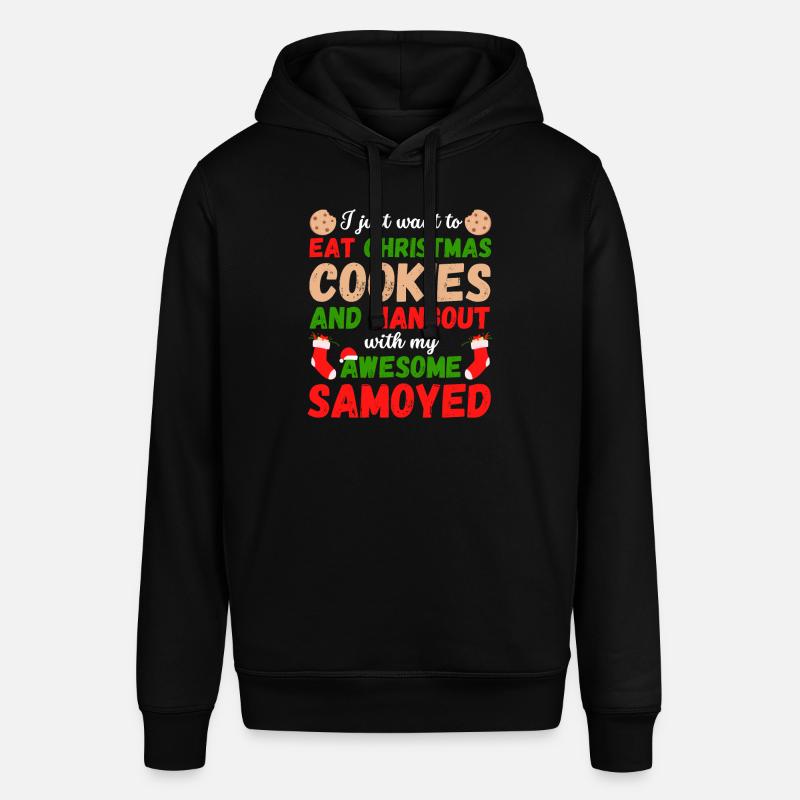 Biscuits Samoyèdes de Noël - Sweat à capuche SOUNDER Stanley/Stella Unisexe - noir