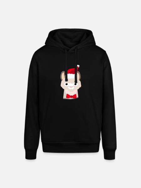 Lama de Noël laid - Sweat à capuche SOUNDER Stanley/Stella Unisexe - noir