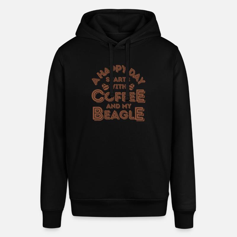 Beagle Café pour chiens - Sweat à capuche SOUNDER Stanley/Stella Unisexe - noir