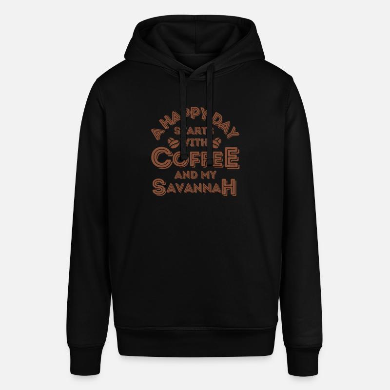 Savannah Cat Café Café - Sweat à capuche SOUNDER Stanley/Stella Unisexe - noir