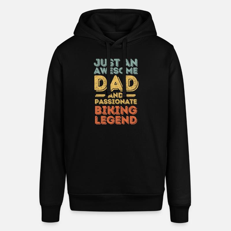 Papa cyclisme rétro - Sweat à capuche SOUNDER Stanley/Stella Unisexe - noir