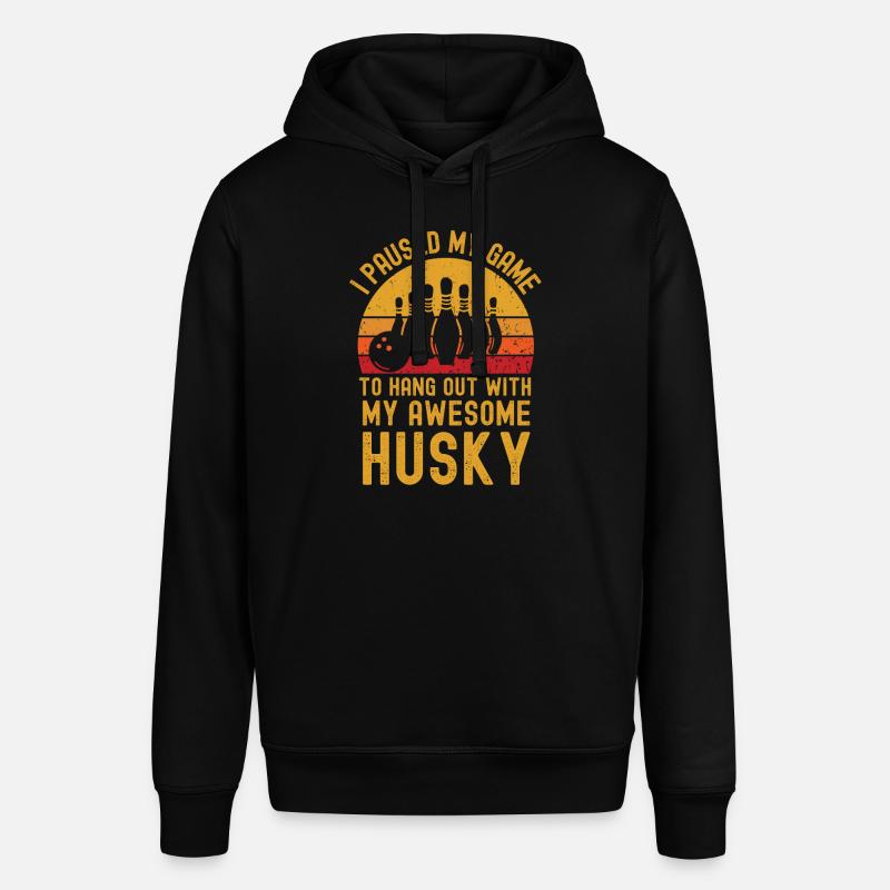 Bowling et husky - Sweat à capuche SOUNDER Stanley/Stella Unisexe - noir
