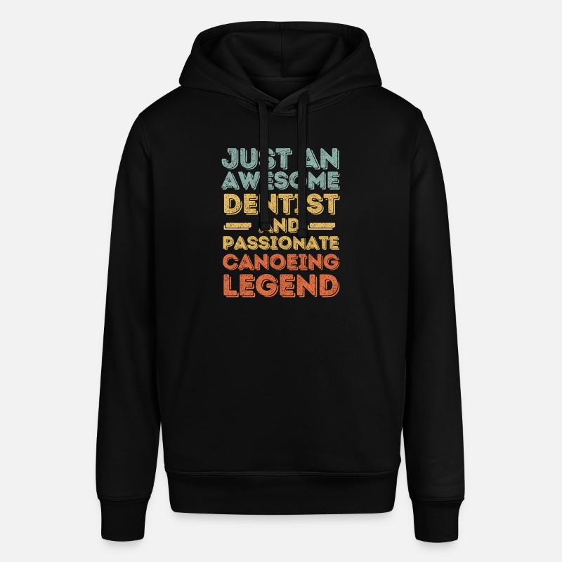 Dentiste canoë rétro - Sweat à capuche SOUNDER Stanley/Stella Unisexe - noir