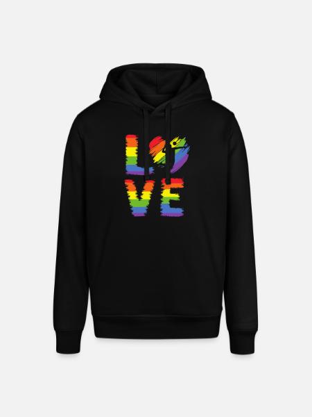 Volleyball LGBT Pride - Stanley/Stella SOUNDER Unisex Hoodie - black