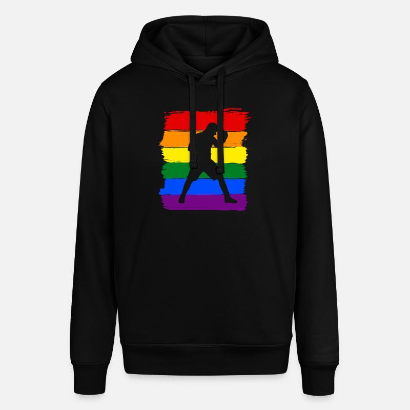 Boxe LGBT Pride - Sweat à capuche SOUNDER Stanley/Stella Unisexe - noir