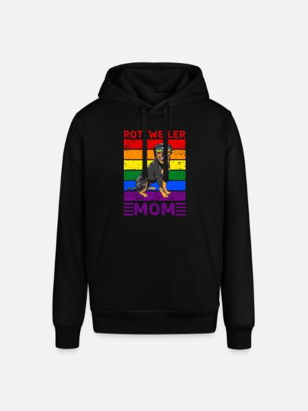 Rottweiler Mom LGBTQ - Stanley/Stella SOUNDER Unisex Hoodie - black