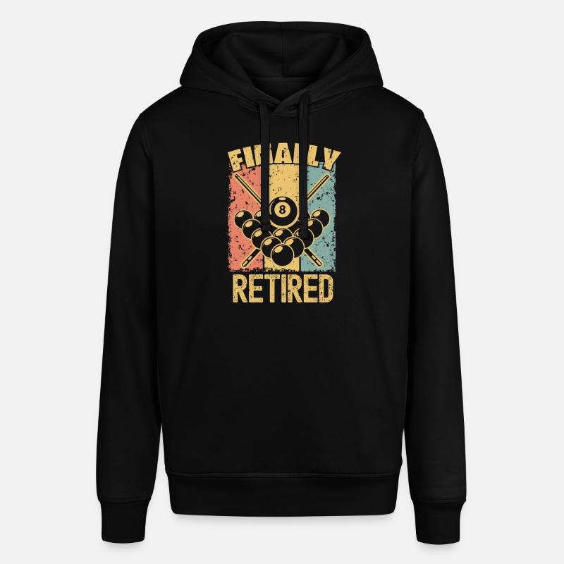 Retraite de billard rétro - Sweat à capuche SOUNDER Stanley/Stella Unisexe - noir