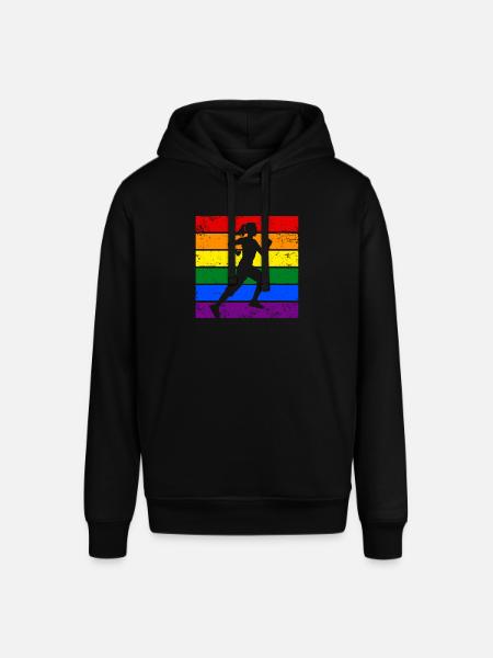 Running LGBTQ - Stanley/Stella SOUNDER Unisex Hoodie - black