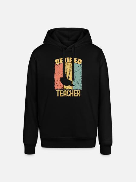 Paragliding retired teacher - Stanley/Stella SOUNDER Unisex Hoodie - black