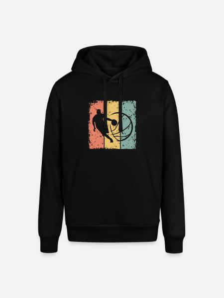 Basketball retro - Stanley/Stella SOUNDER Unisex Hoodie - black