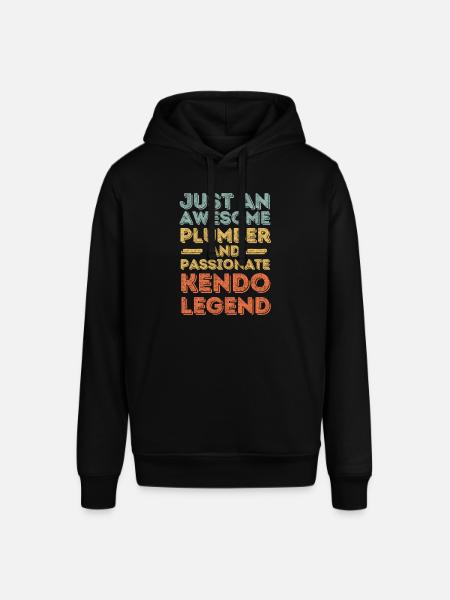 Plumber Kendo legend retro - Stanley/Stella SOUNDER Unisex Hoodie - black