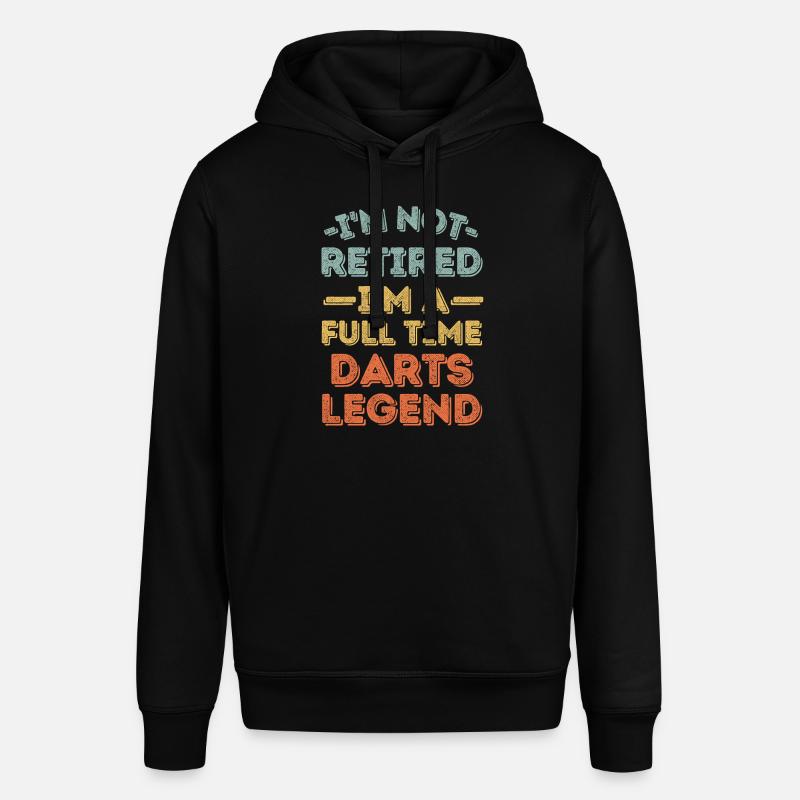 Retraité et légende des fléchettes - Sweat à capuche SOUNDER Stanley/Stella Unisexe - noir