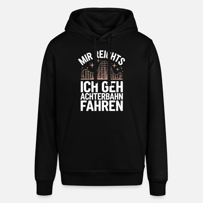 Achterbahn Freizeitpark Roller Coaster - Stanley/Stella Unisex Hoodie SOUNDER - Schwarz