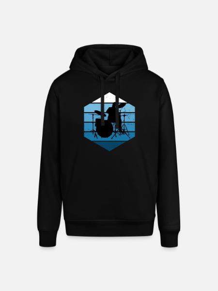 Drumming Women Drummer Men - Stanley/Stella SOUNDER Unisex Hoodie - black